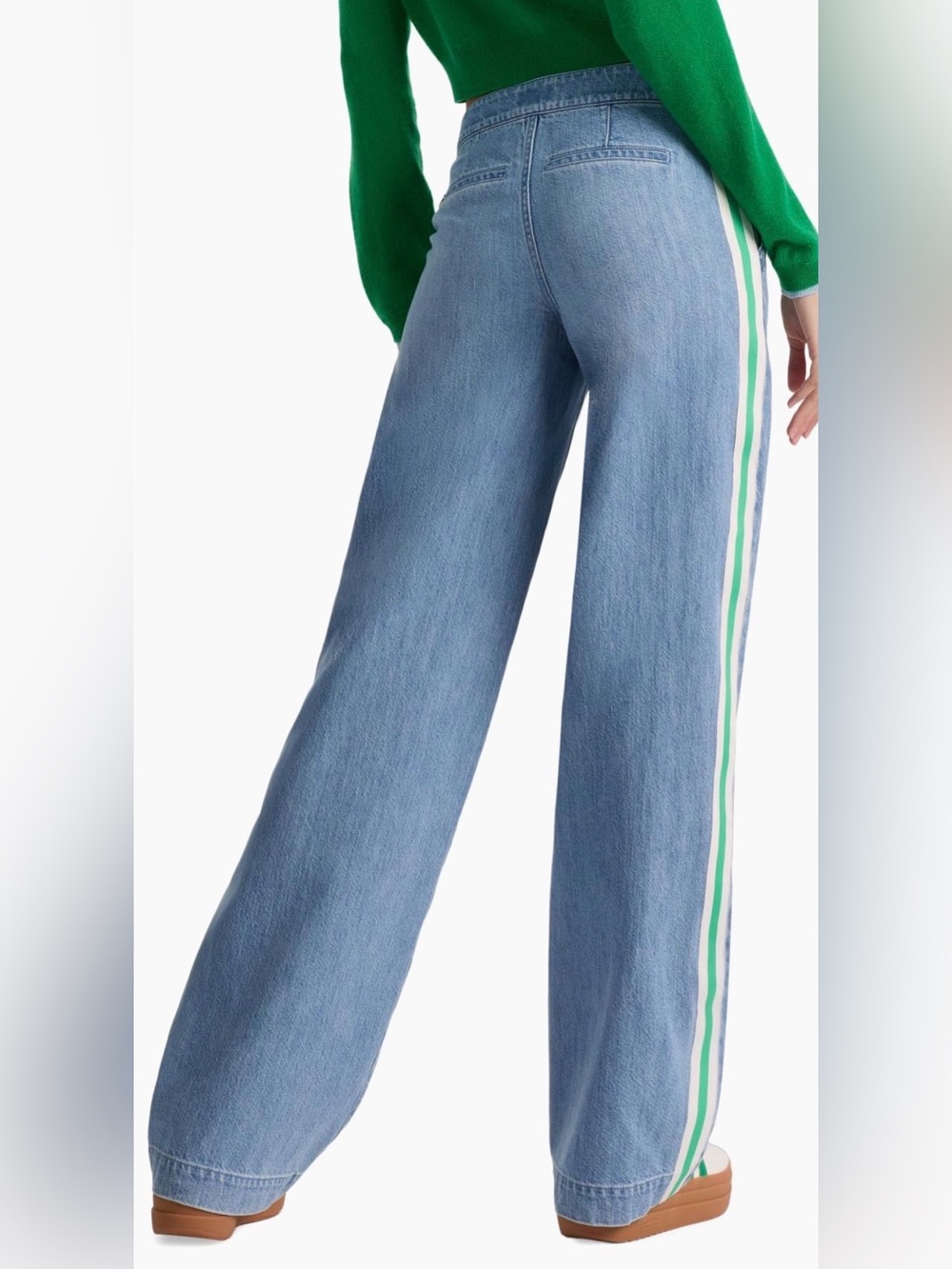 Alice + Olivia Xander Low-Rise Straight-Leg Jeans - Picture 4 of 14